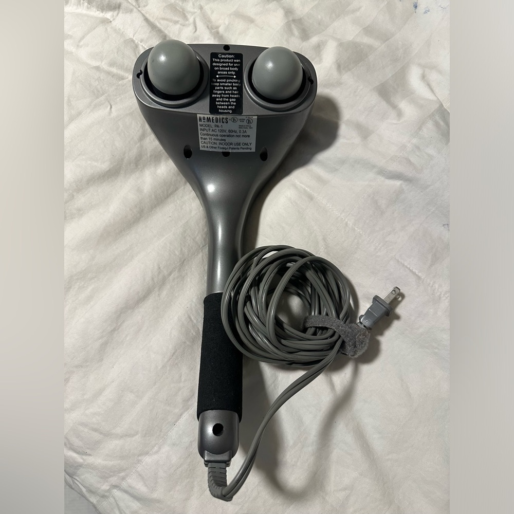 Homedics Silver Dual-Head Massager